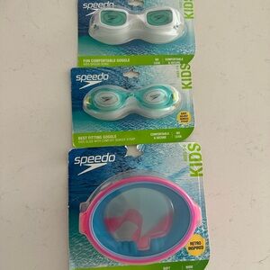 3 Pack Kids Speedo Goggles